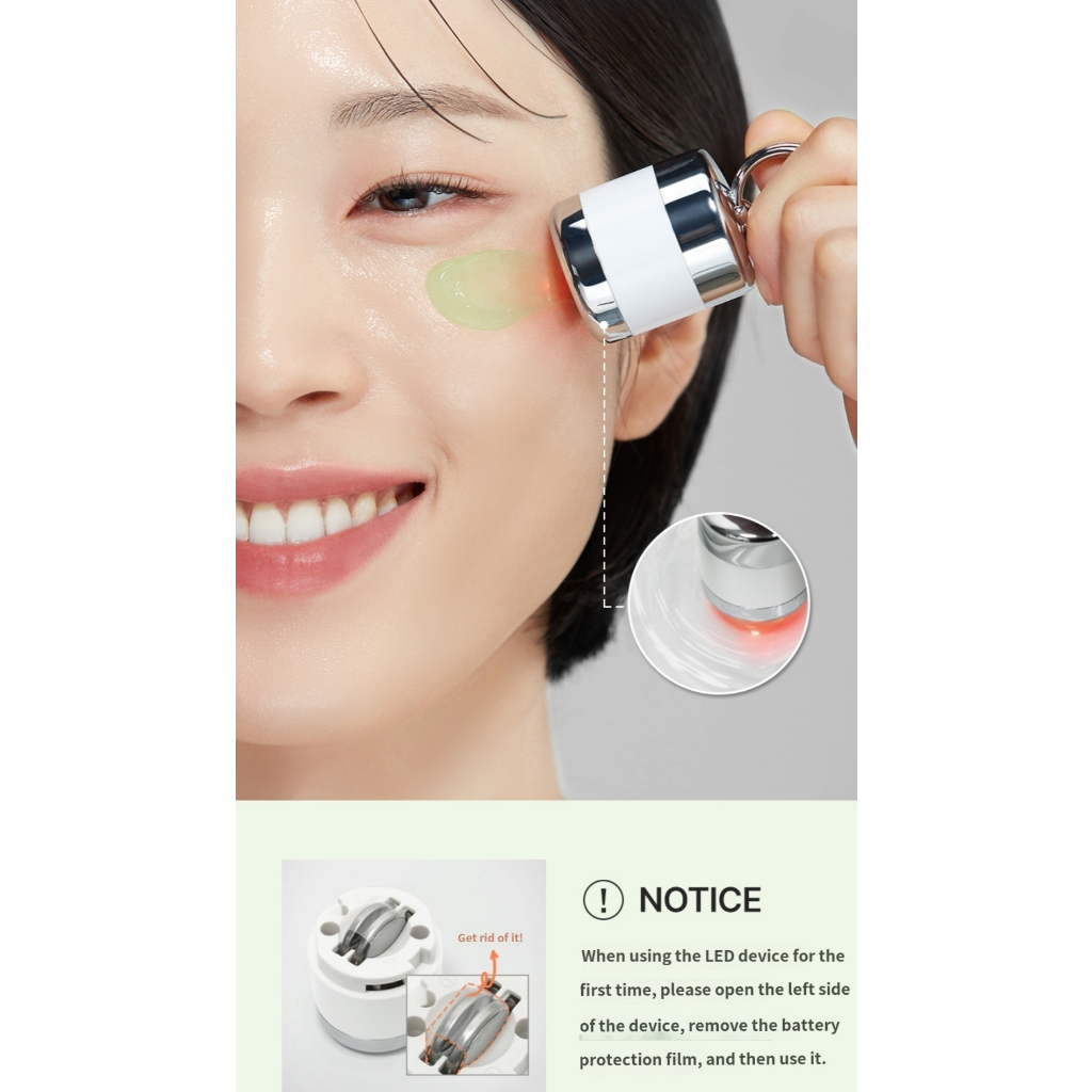 P.CALM Cicalacto Exosome 45 Sleeping Mask with Red LED Facial Device Acne Spot Treatment Cream