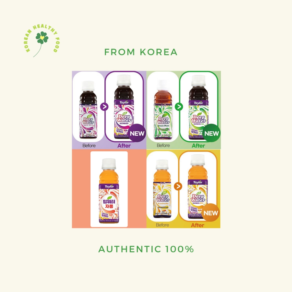 taylorfarms Taylor prunes deep water 180ml / Green Plum deep water 180ml / Kombucha deep water 180ml / grapefruit 180ml