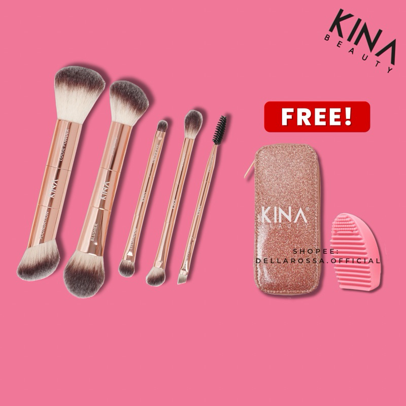 Kina Beauty Mini Brush Set Original HQ Ready Stock