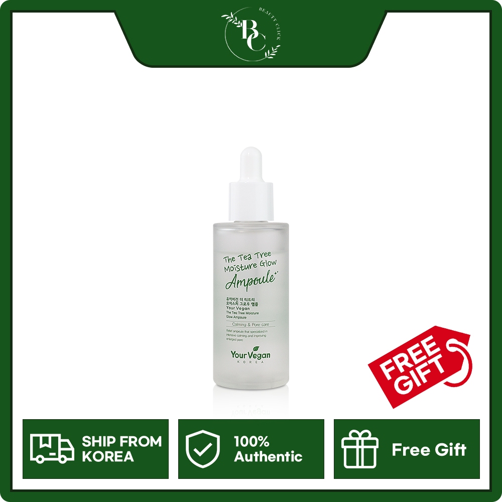 [Your Vegan] The Tea Tree Moisture Glow Ampoule 45ml | Soothing and hydrating