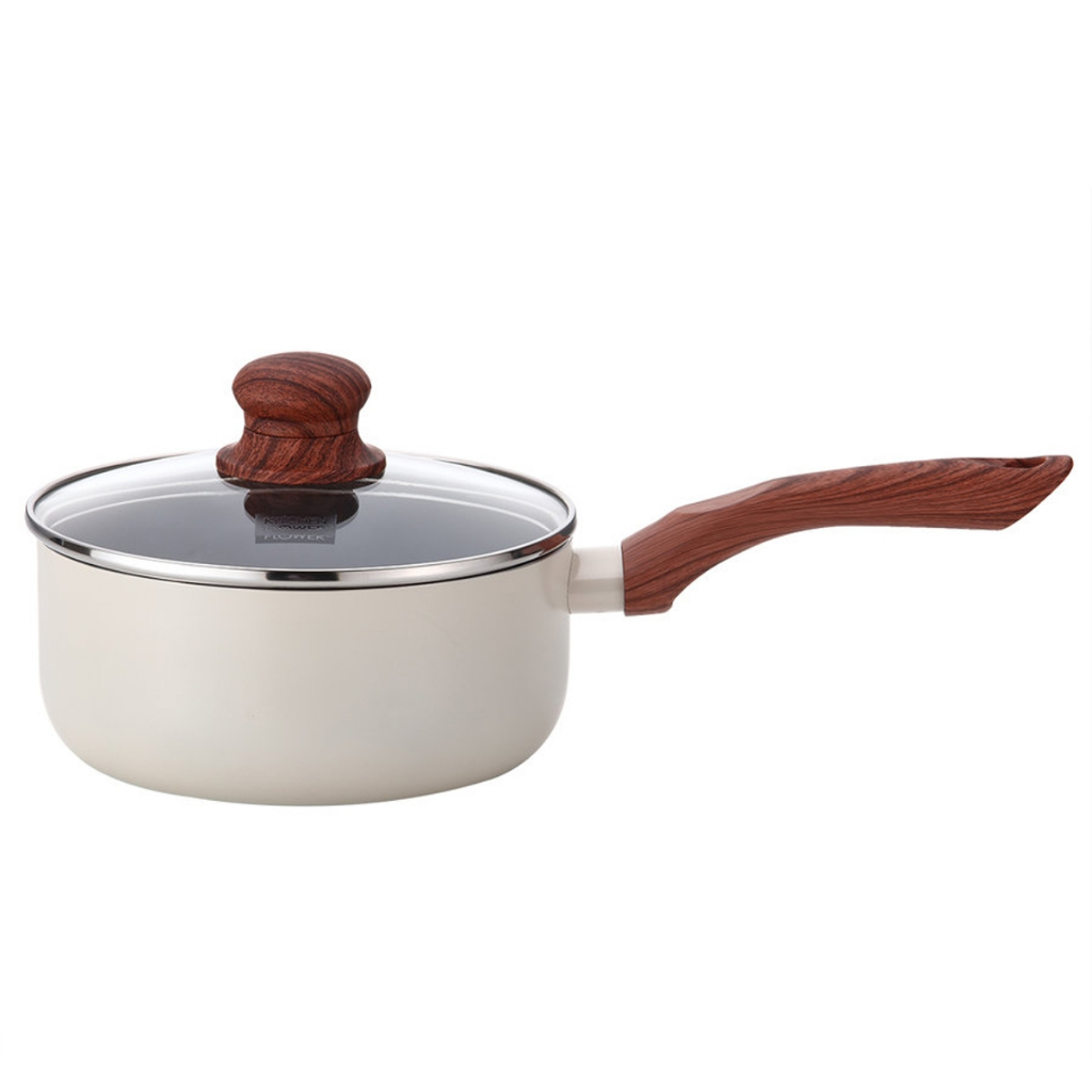 KITCHEN FLOWER Nonstick IH Induction Pot 18cm