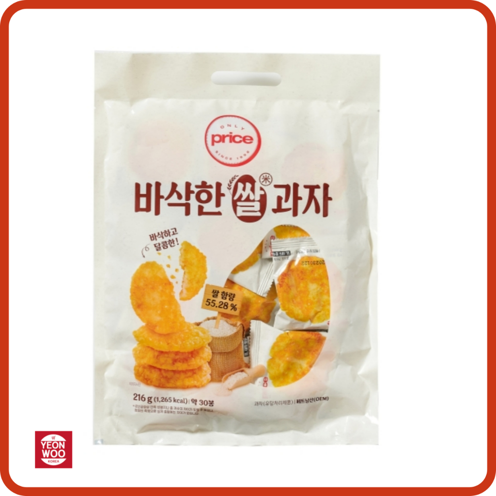 [Only Price]Crispy Rice Cracker 216g(About 30EA)