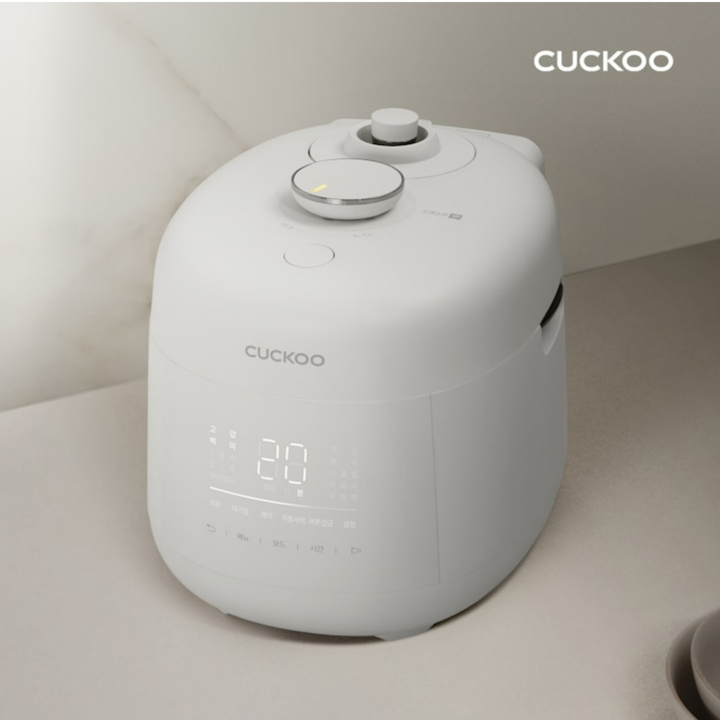 Cuckoo Twin Presser Mini Pressure Rice Cooker CRP-TT0310FGW for 3 people