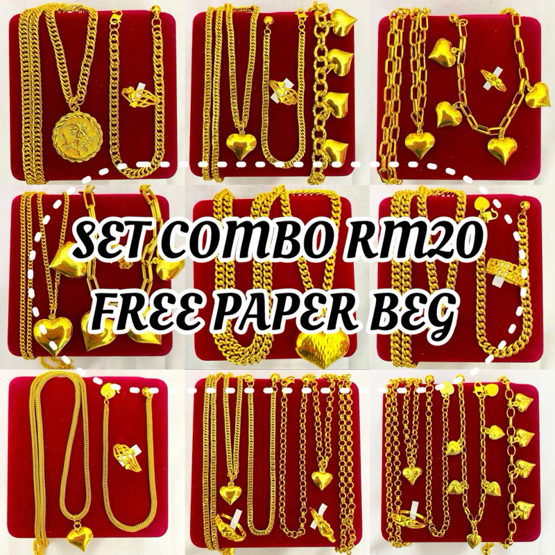 EMAS BANGKOK SET COMBO RM20 KEGUNAAN HARIAN