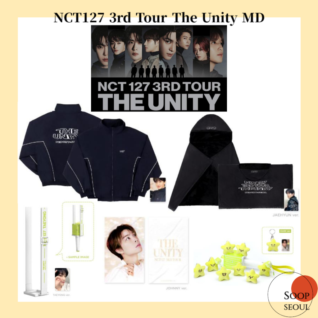 NCT127 3rd tour The Unity MD / track jacket blanket starfish doll keyring photocard