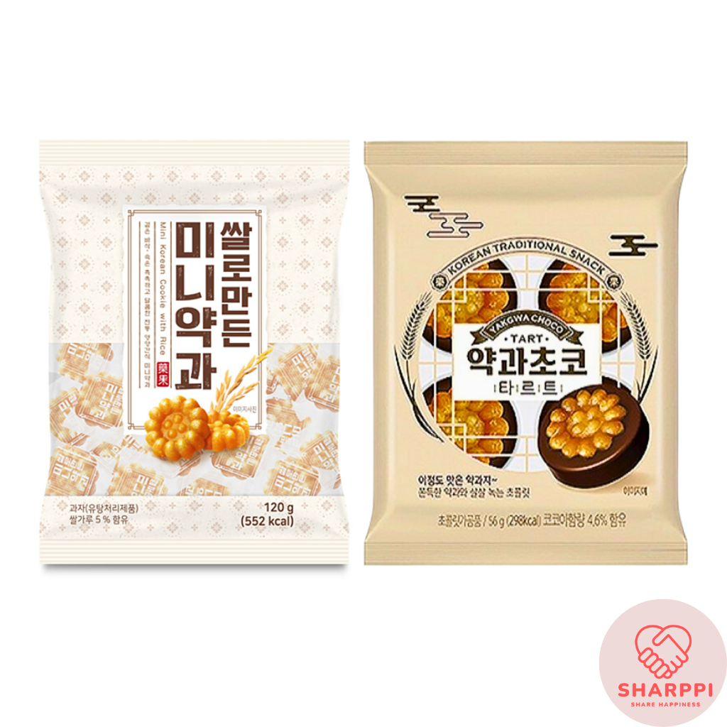 [Korean Snacks] Mini Honey Yakgwa 120g Korean Traditional Childhood snacks made with Rice & Honey