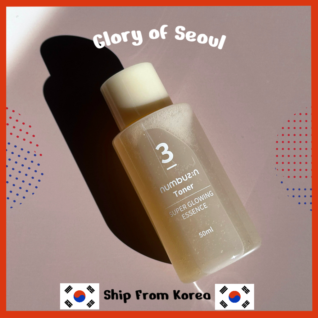 Numbuzin No.3 Super Glowing Essence Toner 50ml/100ml