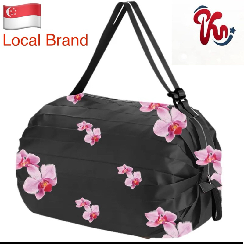 SG LOCAL SELLER Patented Product Magic Shopping tote/backpack Bag Eco-Friendly Washable Reusable