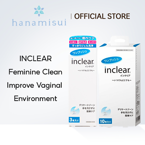 Hanamisui Inclear Japan female vaginal washer Vaginal Moisturizer and Wash Disposable Cleanser Vagina Cleansing Gel