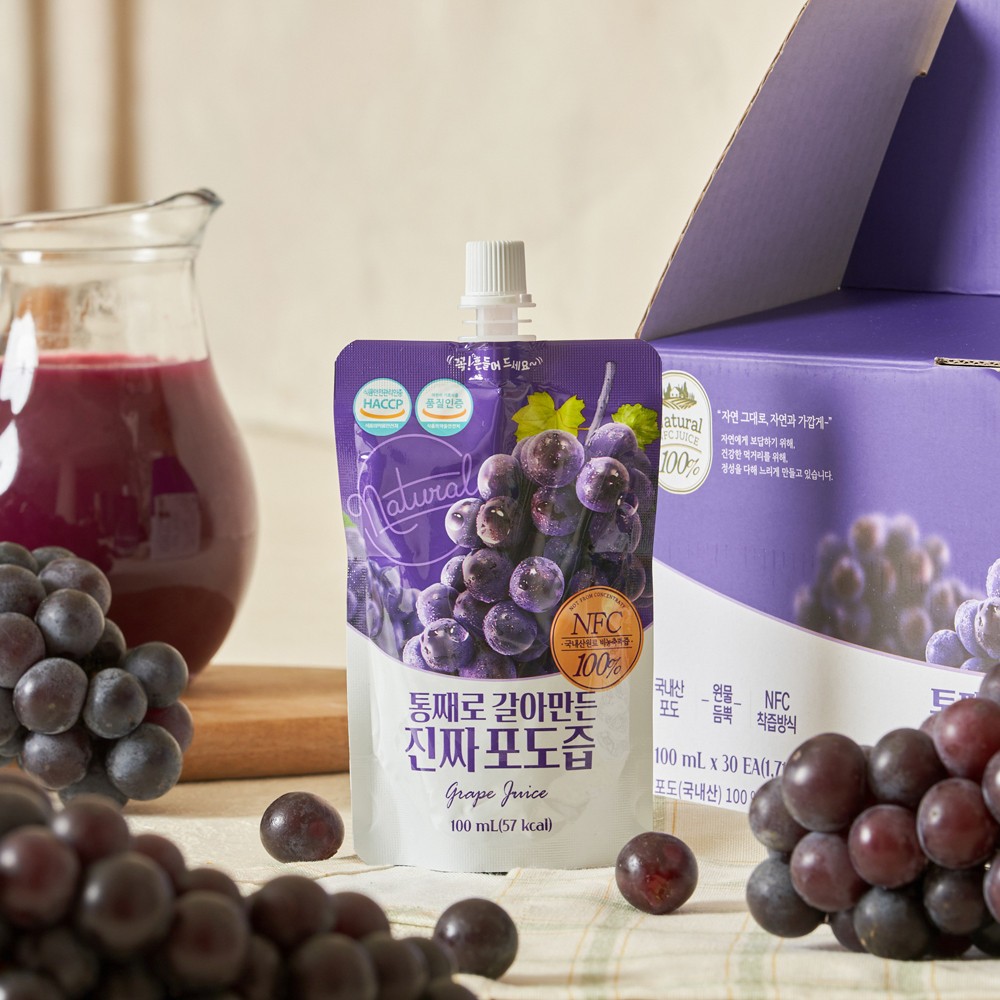 OrganicMaru Korea Real Grape Juice 30pcs