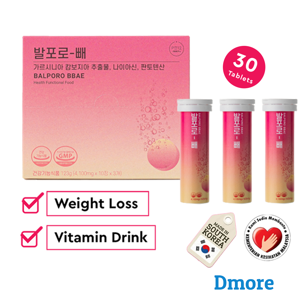 BALPORO BBAE (KKM approved) Korea Weight Loss Supplements Vitamin Slimming Drink Effervescent Diet