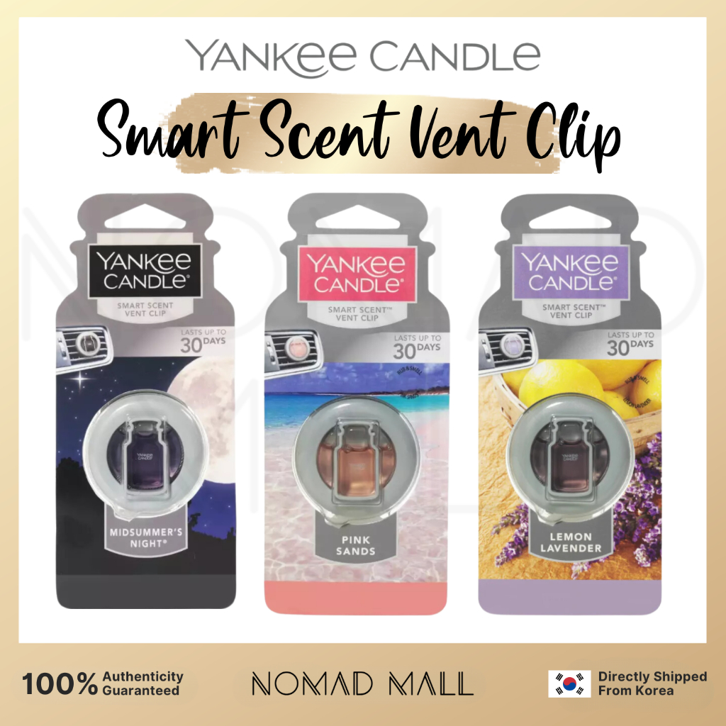 [Yankee Candle] Smart Scent Vent Clip (Bahama Breeze / Pink Sands / Midsummer's Night Etc)