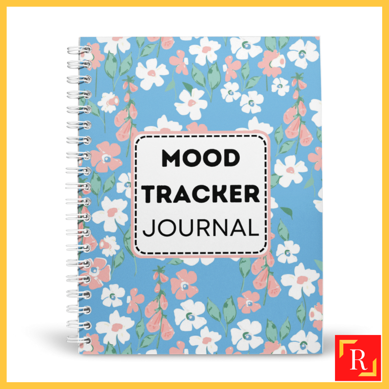Daily Mood Tracker Journal/Spiral Notebook/Double Ring Notebook 5-(A5 | 120 pages)|ROYCE PUBLISHING