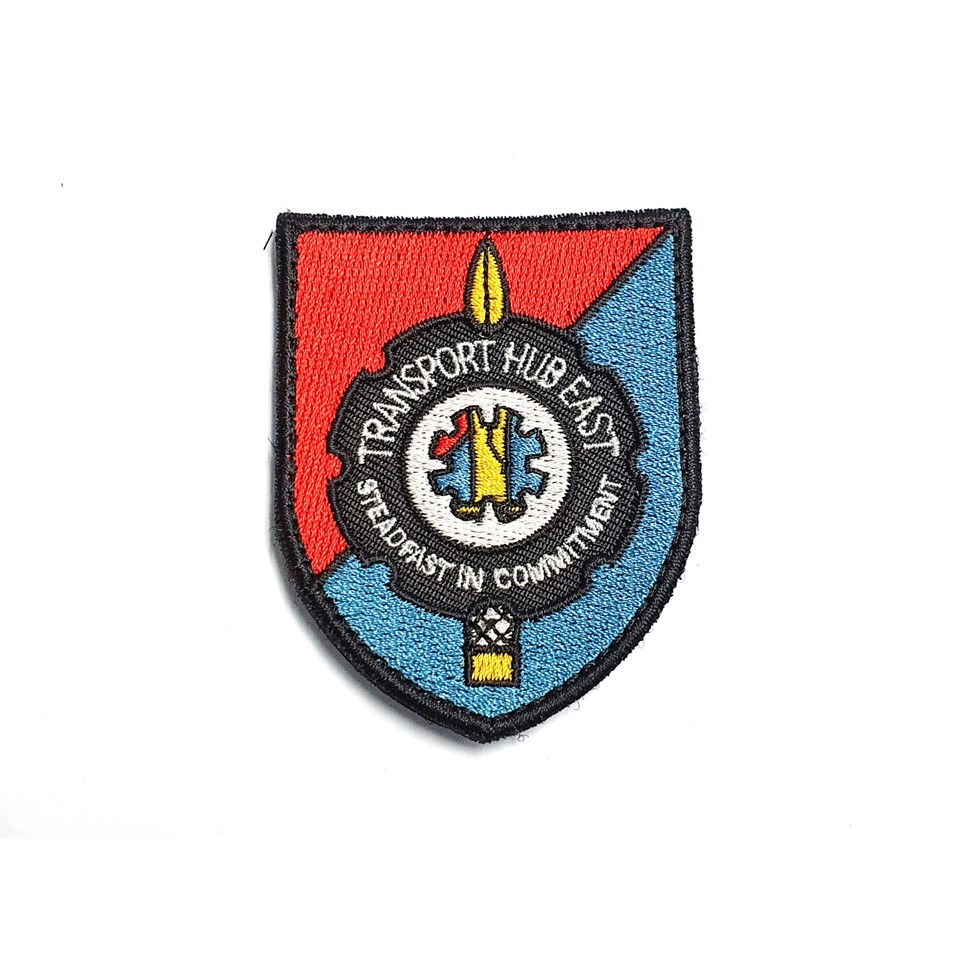 Transport Hub East Embroidered Velcro Patch