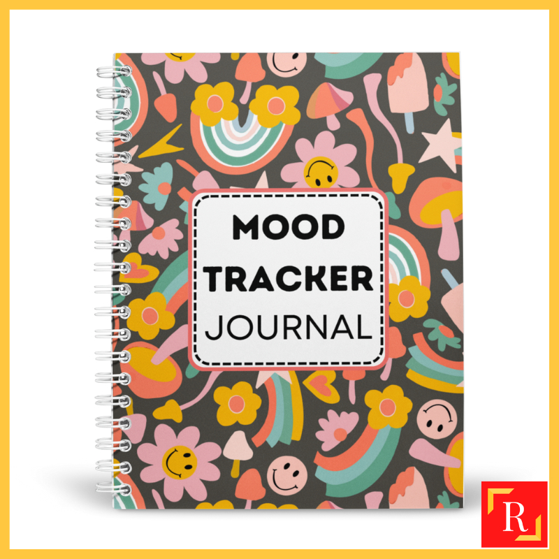 Daily Mood Tracker Journal/Spiral Notebook/Double Ring Notebook 2-(A5 | 120 pages)|ROYCE PUBLISHING