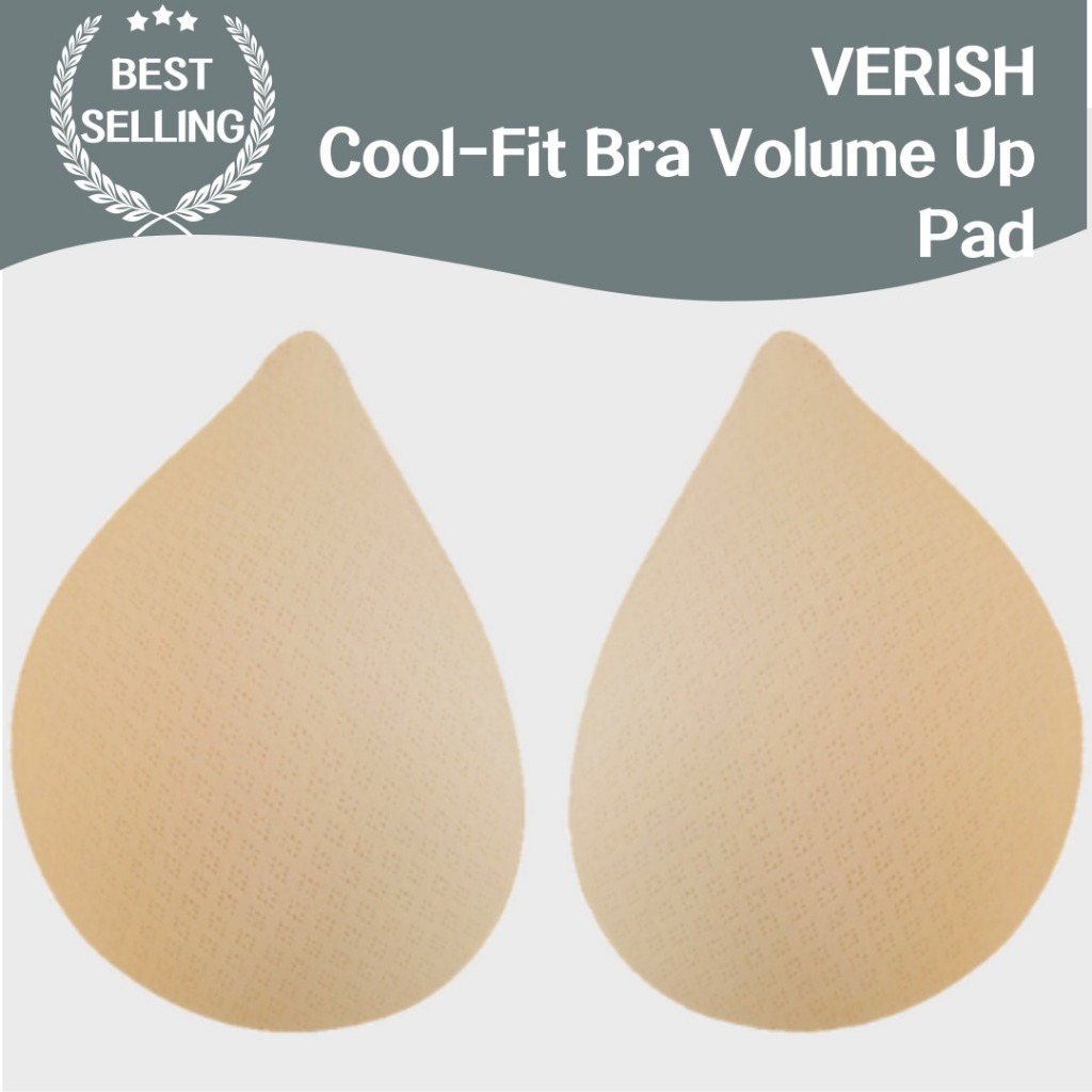 Verish Cool Fit Bra Volume Up Pad Summer comfort, breathable material, sweat absorption optimization, all sizes available, daily wear, natural silhouette, stylish lingerie, online