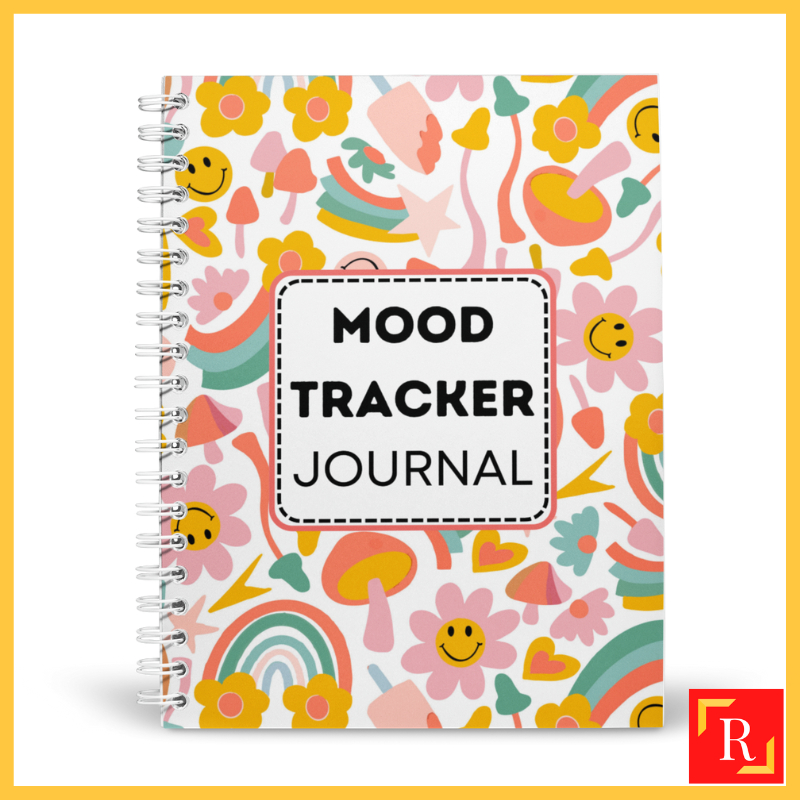 Daily Mood Tracker Journal/Spiral Notebook/Double Ring Notebook 1-(A5 | 120 pages)|ROYCE PUBLISHING