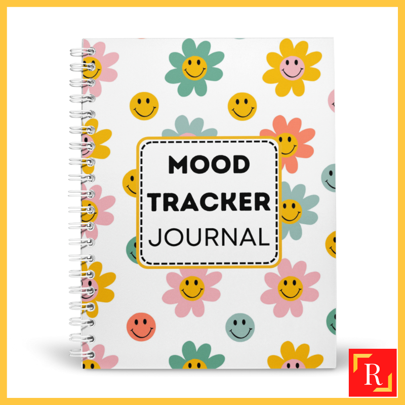 Daily Mood Tracker Journal/Spiral Notebook/Double Ring Notebook 3-(A5 | 120 pages)|ROYCE PUBLISHING