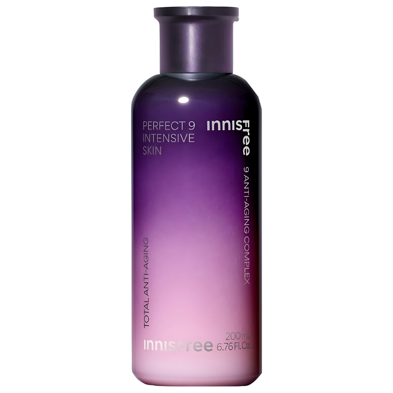 innisfree Perfect 9 Intensive Skin Toner 6.67 fl.oz / 200ml (Expiry date: 2029.04)