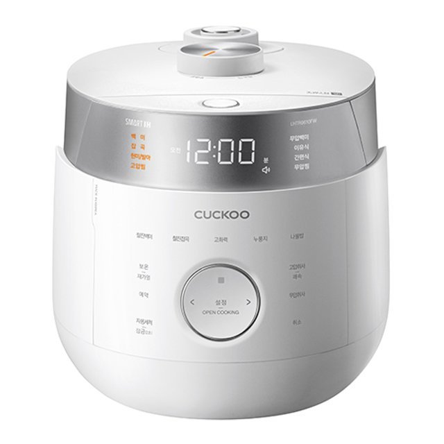 CUCKOO Twin Pressure Master Chef CRP-LHTR0610FW Electiric IH Pressure Rice Cooker 6Cups 220V 60Hz White