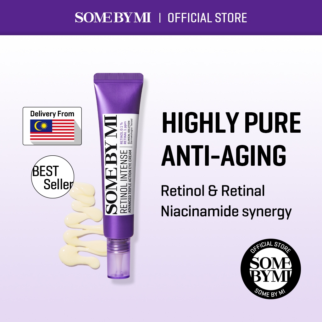 [SOME BY MI] Retinol Intense Advanced Triple Action Eye Cream 30ml [Intense Eye Care, Retinol, Retinal, Anti-aging]