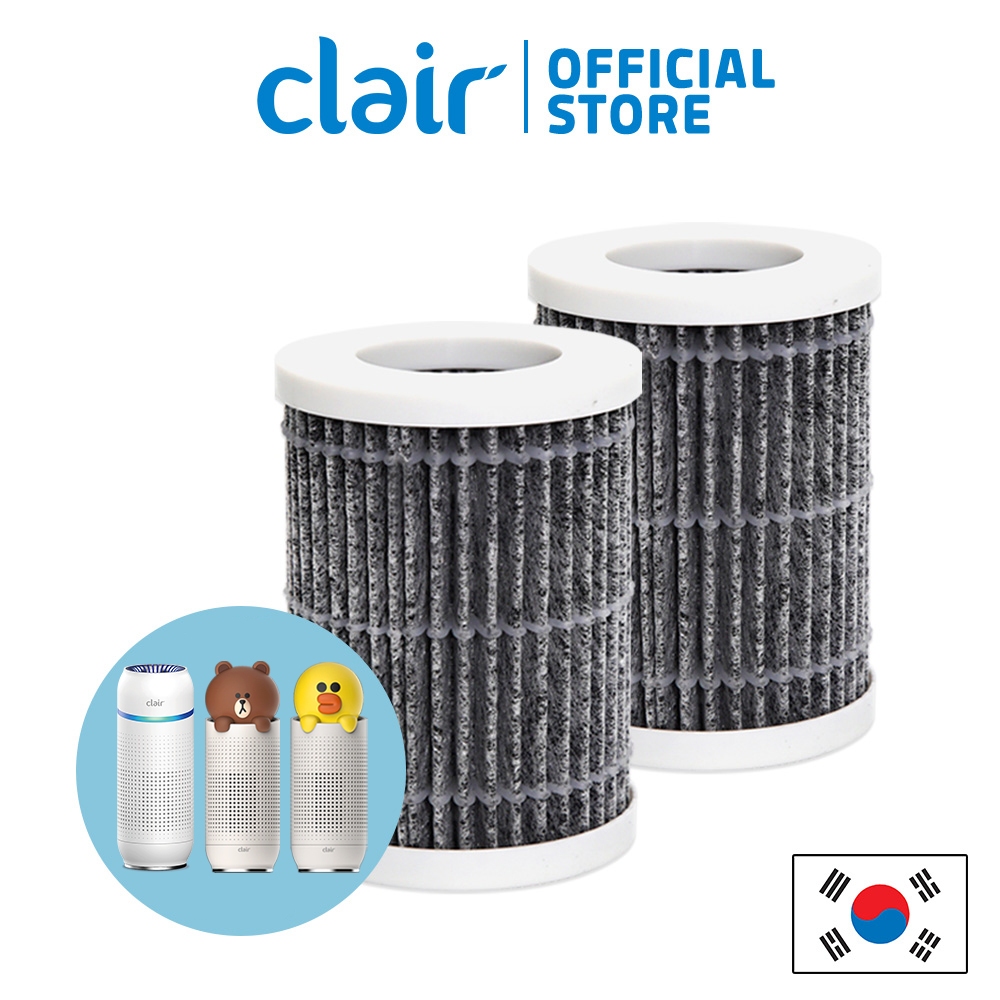 Replacement HEPA Filter for CLAIR B3S / Line Portable Air Purifier (2pcs)