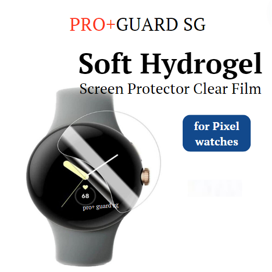 [SG] CLEAR SCREEN PROTECTOR Google Pixel Watch 3 45mm 41mm Watch 2 Smart Watch Soft Hydrogel Film