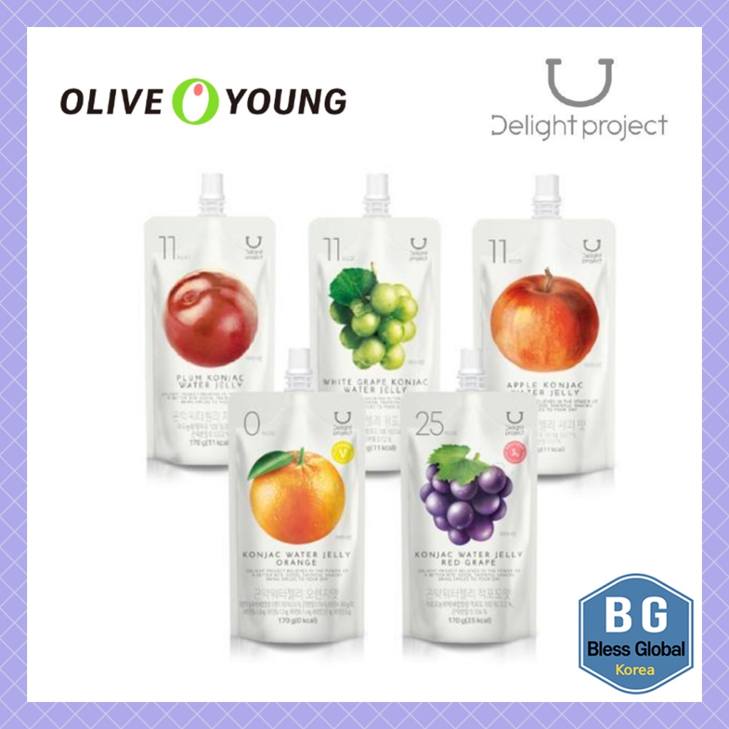 [1+1] Olive Young Delight Project Konjac Water jelly 5 types / Low Calories