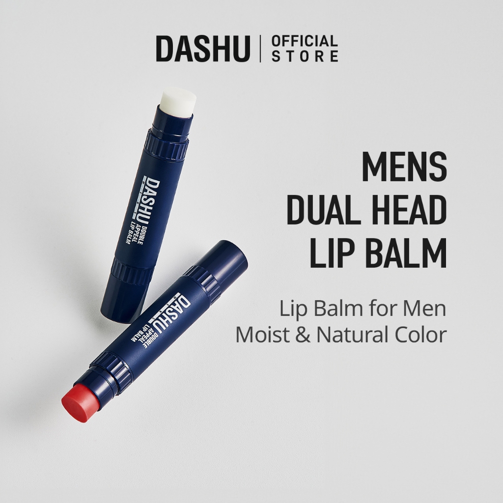 [DASHU] Mens Double Appeal Lip Balm 4.8g (Dual Head Lip Balm / Attractive lips / Deep moisturizing)