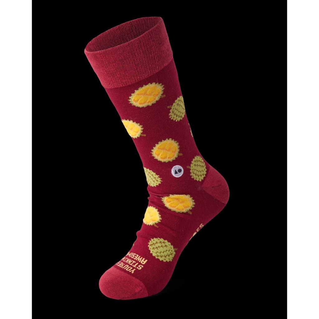 Talking Toes Awesome Durian Crew Sock