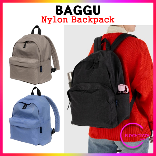 BAGGU Nylon Backpack 3 Colors (M/L) / Reusable Bag