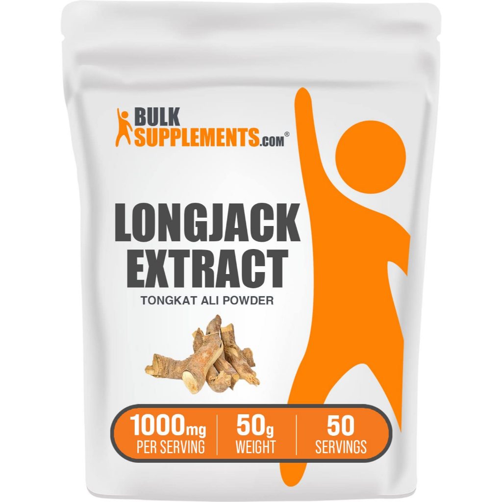BulkSupplements.com Longjack Extract 50g (1.8 oz) Powder - Tongkat Ali Extract, Longjack Tongkat Ali Powder - Tongkat Ali for Men & Women, Gluten Free - 1000mg per Serving