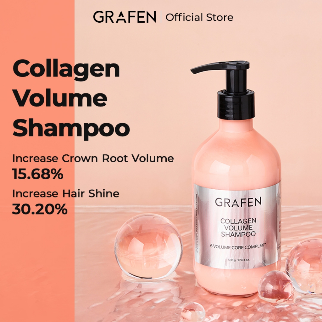 MY [GRAFEN] Volume Shampoo [Vegan Collagen, CICA PDRN, 10D Hyaluronic acid, DP Clam®, Volume Plus®, K-Oleo]