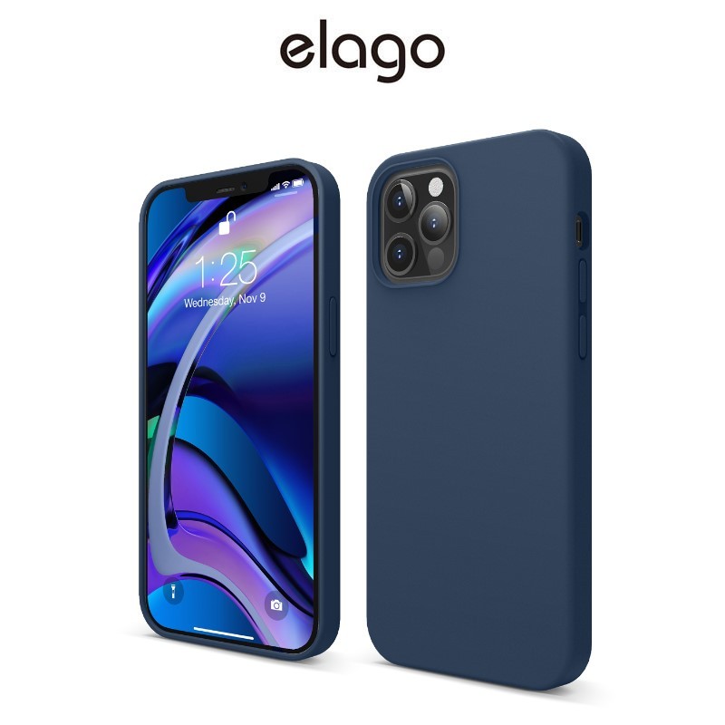 elago Compatible for iPhone 12 and iPhone 12 Pro (6.1 inch) Liquid Silicone Case - Full Body Protection