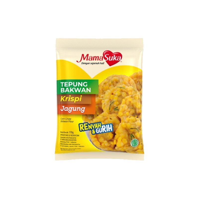 Mamasuka Corn Fritter Flour Mix (Just Add Water) Tepung Bakwan Jagung 170g Halal