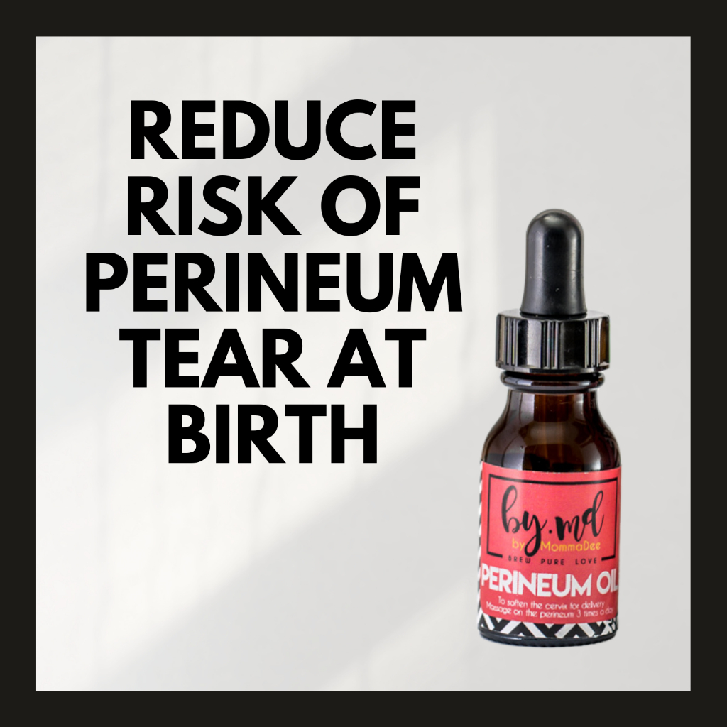 BYMOMMADEE Perineum Oil helps - relax perineum muscles to prevent tear during vaginal birth