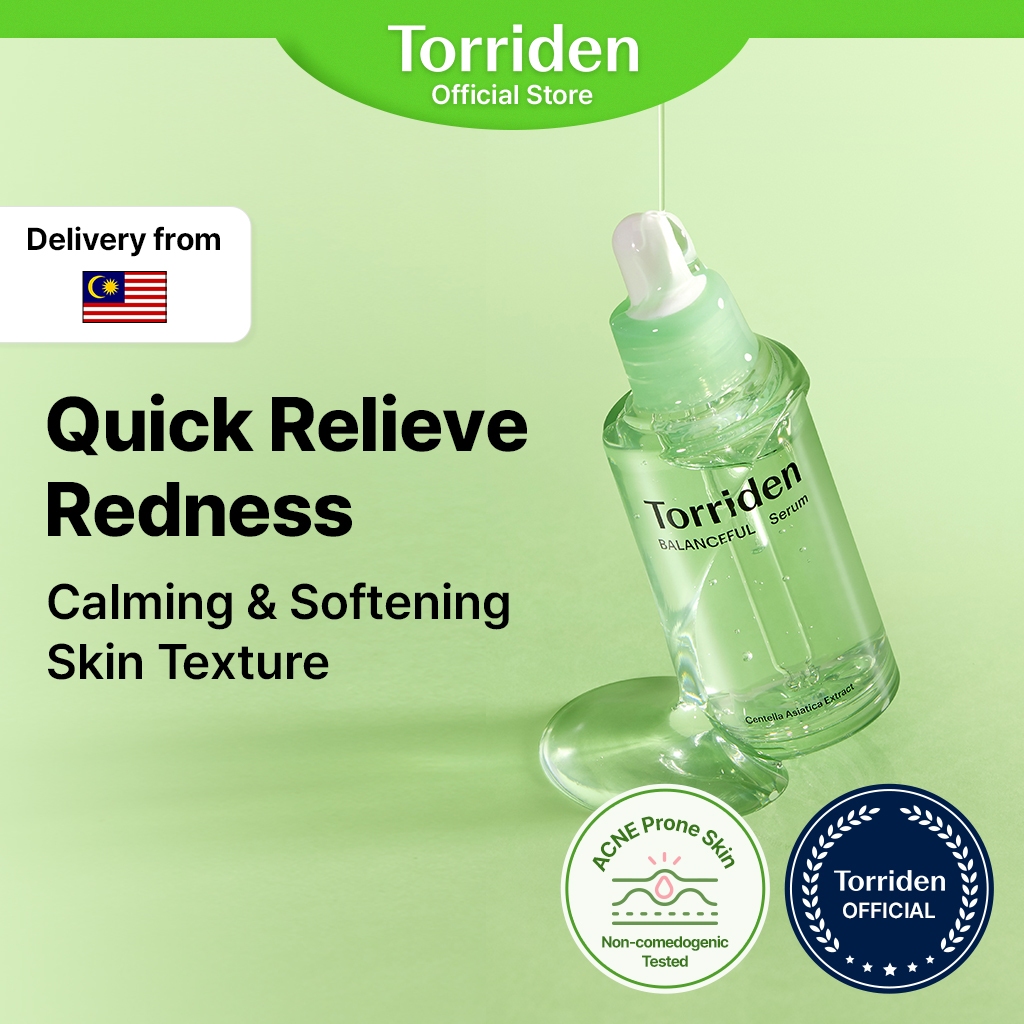 [Torriden Official] BALANCEFUL Cica Serum for Sebum and Dead Skin Cells, Relieve Redness, for acne prone skin, 50ml