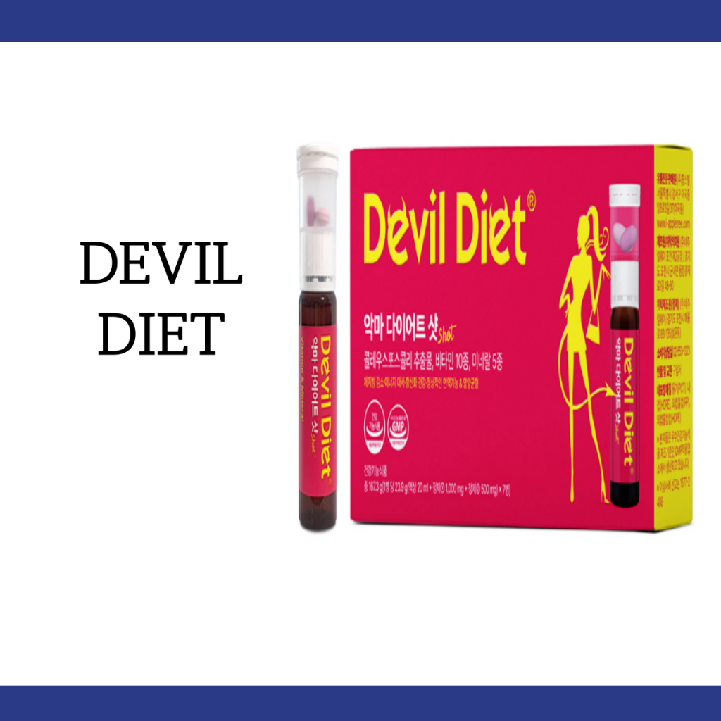 DEVIL DIET Shot Red Grapefruit Flavor 7servings 6ea