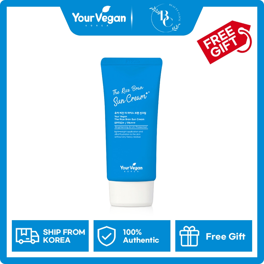 [Your Vegan] The Rice Bran Sun Cream SPF 50 PA++++ 50ml