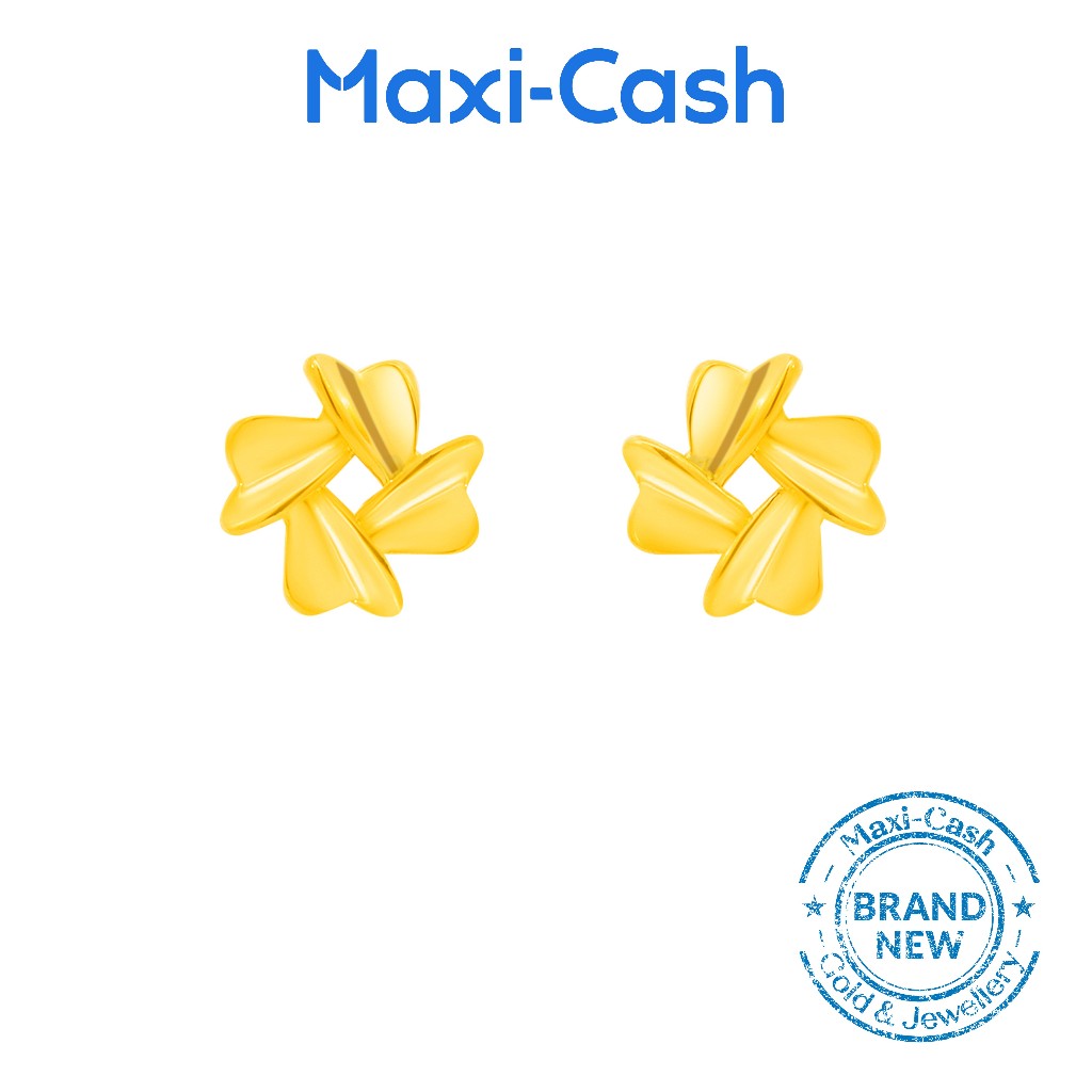 Mimosa Earrings in 916 Gold 916 Gold Earrings Subang Emas 916 Subang Telinga Perempuan Subang Emas 916 Original