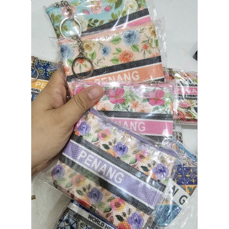 Penang Street Art Coin Bag Travel Gifts | Beg Duit Syiling | Dompet | Small Purse | Souviner | Penang Collections