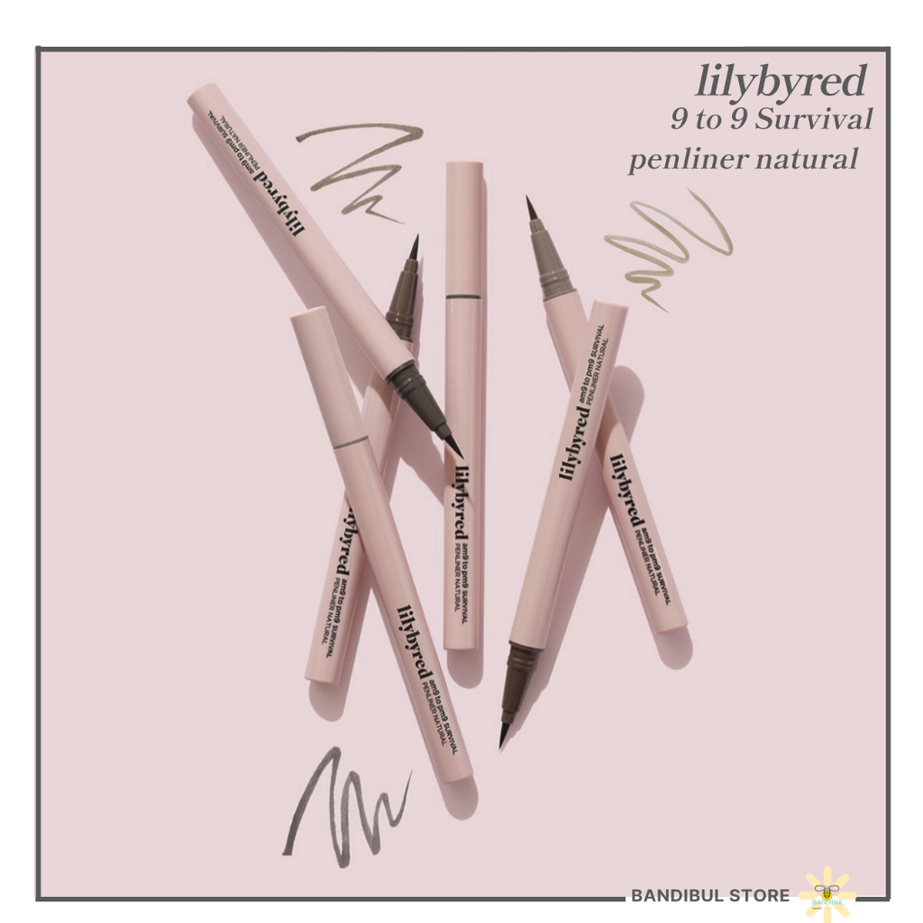 [lilybyred]  9 to 9 Survival penliner natural/4colors