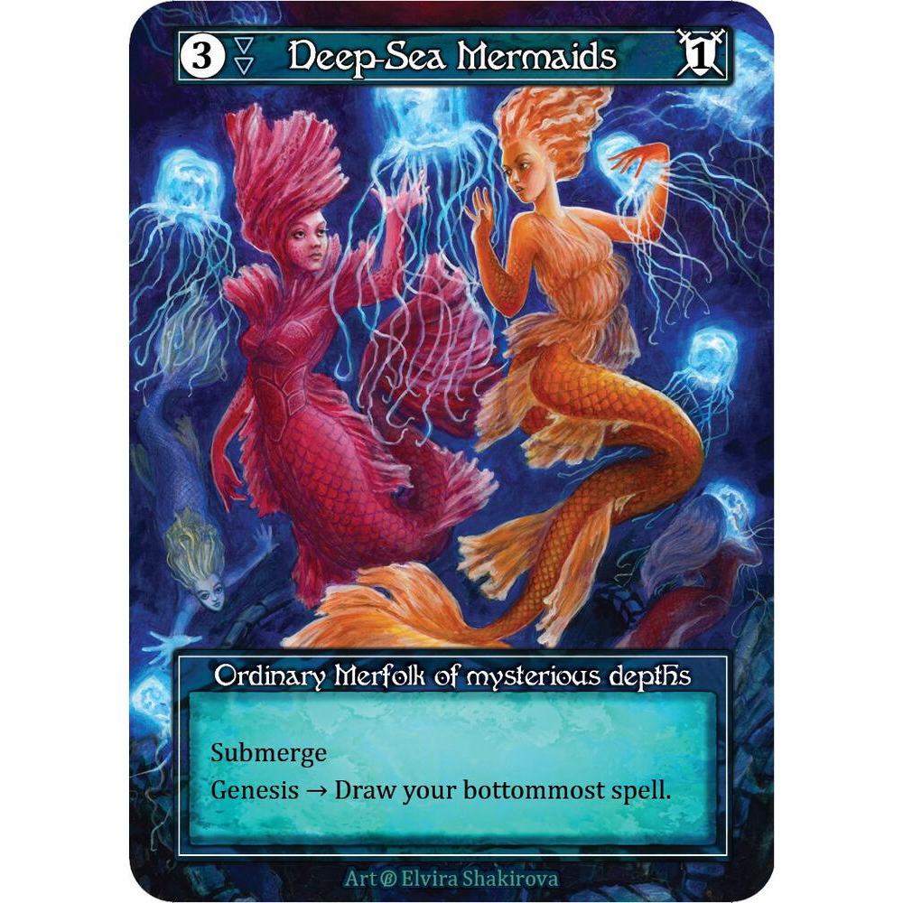 Sorcery : Contested Realm (Beta) - Deep-Sea Mermaids Ordinary Foil