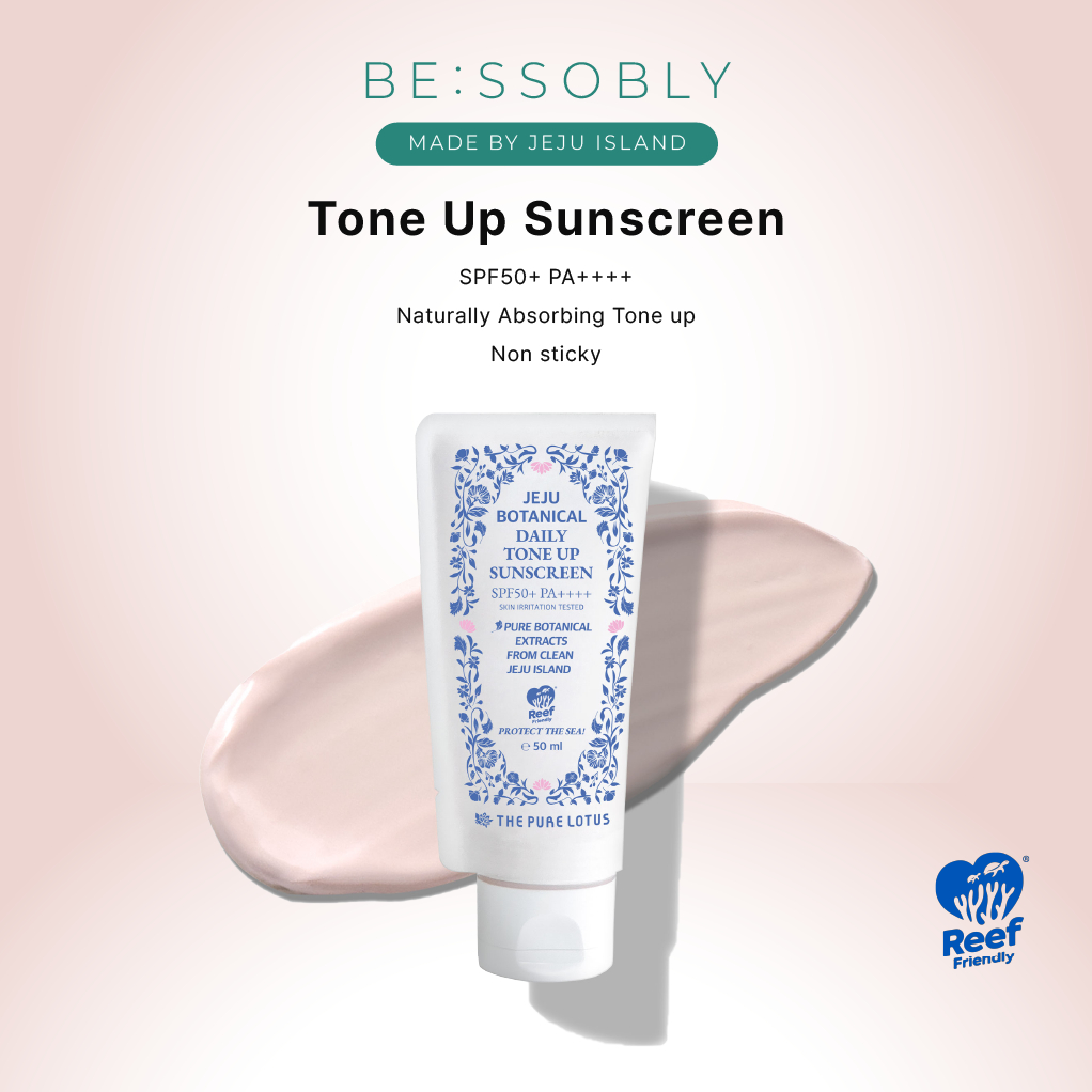 [THEPURELOTUS]Korean Jeju Botanical Daily Tone Up Face Sunscreen SPF50+ PA++++ 50ml Tone-Up – Vegan & Eco-Friendly Sunscreen