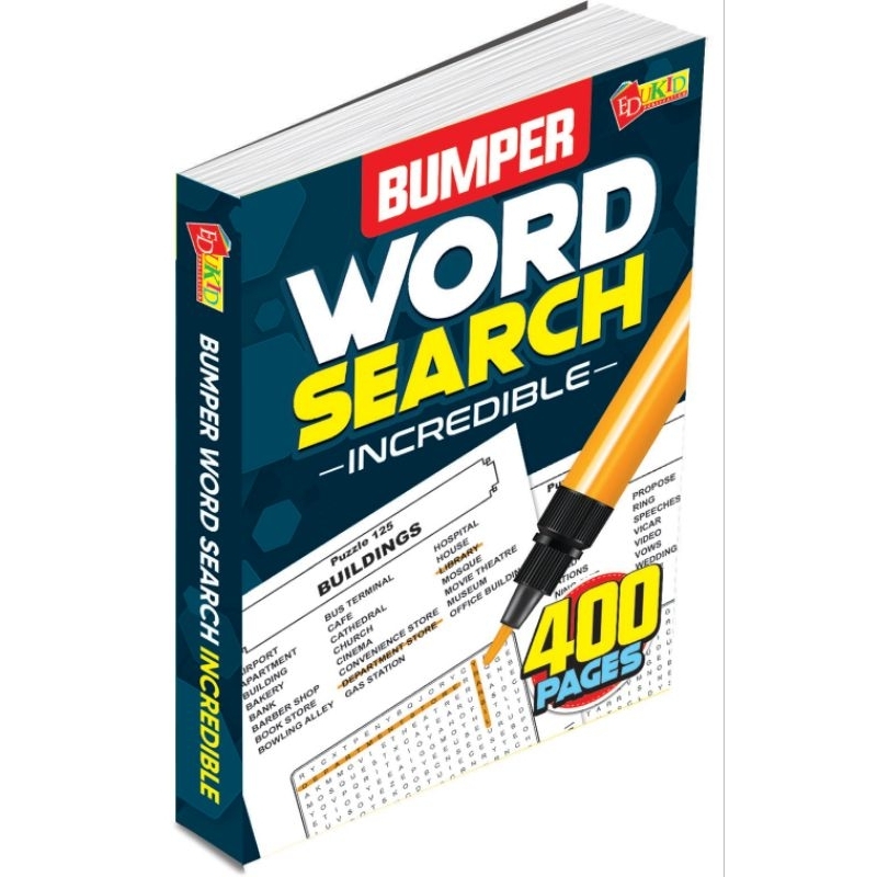 400 Puzzle/Bumper Word Search Incredible/Sharpen Your Iq/Phone Replacement