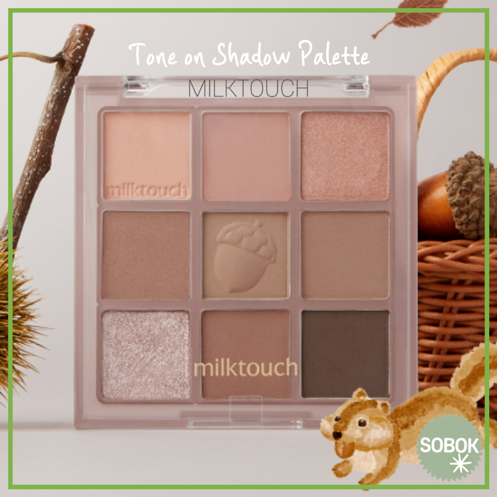 [MILKTOUCH] Tone on Shadow Palette 3  colors Eyeshadow happyrim MILK TOUCH