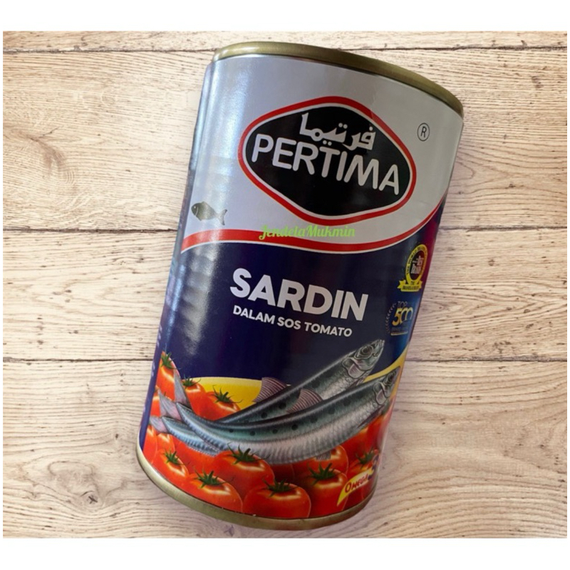Sardin dalam sos tomato PERTIMA (425g & 155g)