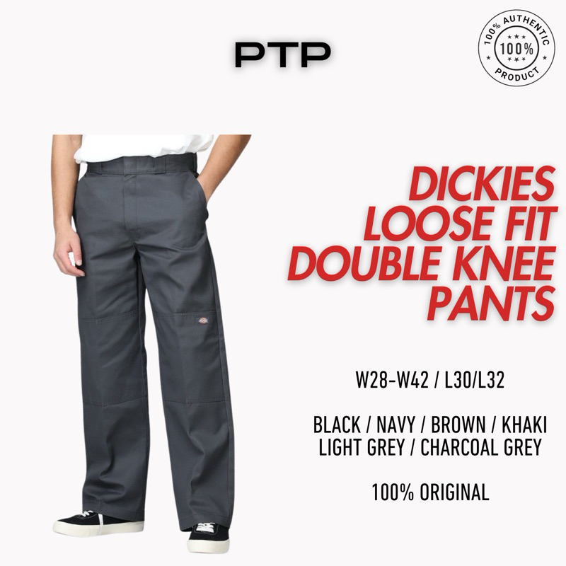 Dickies Loose Fit Double Knee Work Pants 85283 Workwear Cargo