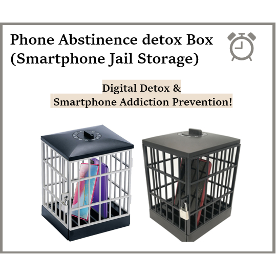 Phone Detox Box (Smartphone Jail Storage),Digital detox, addiction prevention