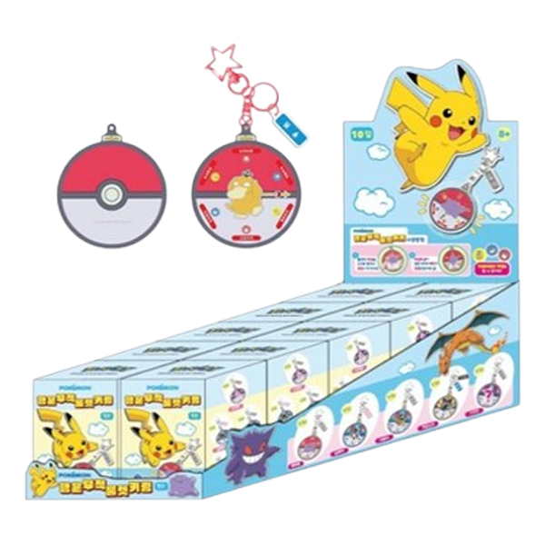 [POKEMON] Lucky Charm Roulette Keychain 1Pack｜Keyring / Anime / Cute / Pendant